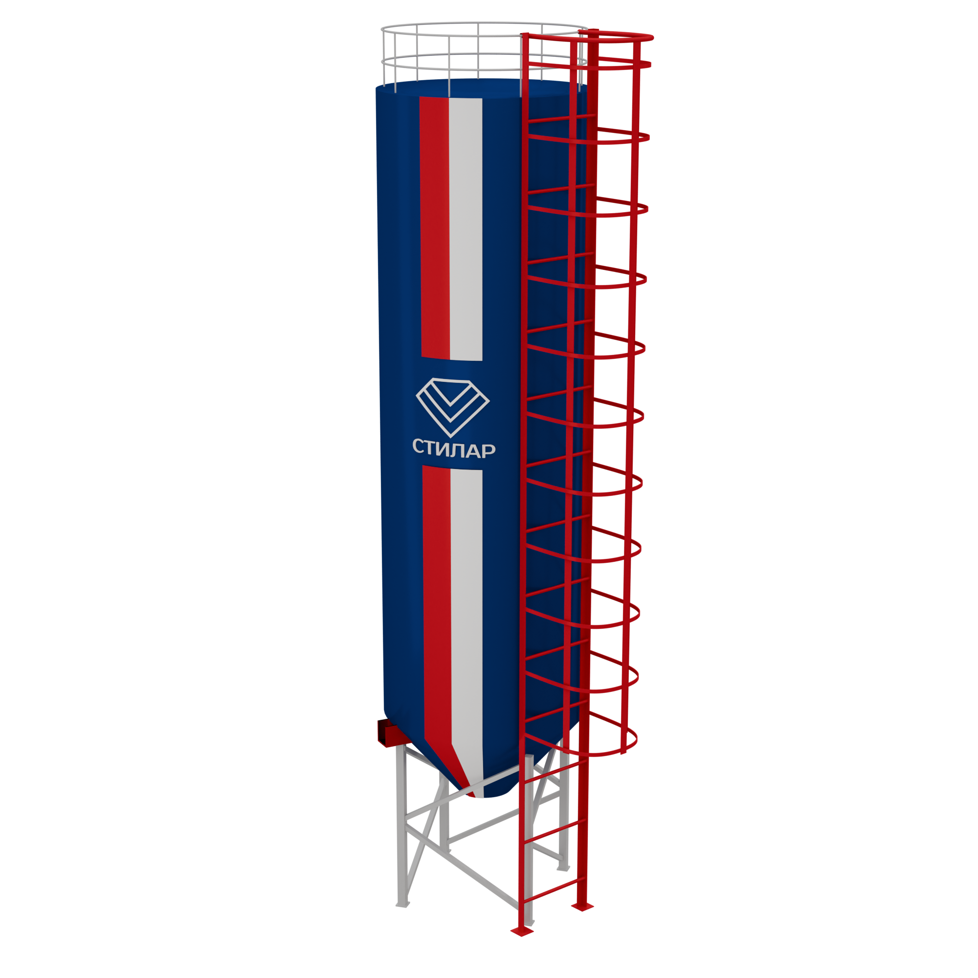 Цельносварный силос  900 м³ от производителя